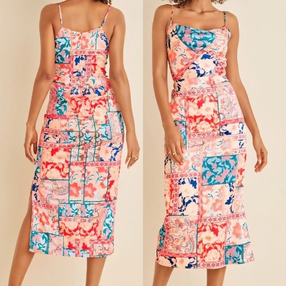 VENUS Dresses & Skirts - Venus Cowl Neck Slip Dress